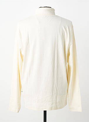 Pull col roulé manches longues manches longues beige HECHTER STUDIO homme