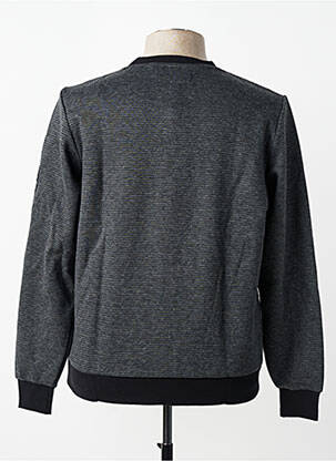 Sweat-shirt manches longues manches longues noir CROCQUER homme