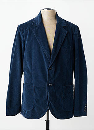 Blazer coupe cintrée bleu TELERIA ZED homme