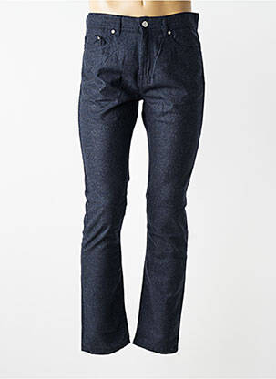 Pantalon slim fermeture zippée sous rabat boutonné taille normale bleu KARL LAGERFELD homme