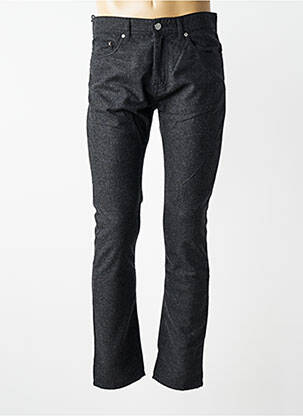 Pantalon slim fermeture zippée sous rabat boutonné taille normale noir KARL LAGERFELD homme