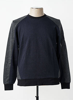 Sweat-shirt manches longues manches longues noir CROCQUER homme