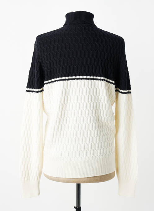 Pull col roulé coupe cintrée manches longues noir KARL LAGERFELD homme