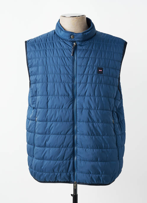 Doudoune finition intérieure doublée sans capuche bleu EDEN PARK homme