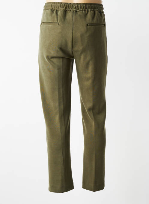 Pantalon droit stretch taille normale vert OVER/D homme