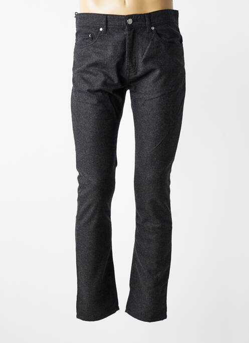 Pantalon slim fermeture zippée sous rabat boutonné taille normale noir KARL LAGERFELD homme