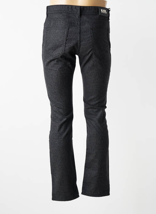 Pantalon slim fermeture zippée sous rabat boutonné taille normale noir KARL LAGERFELD homme
