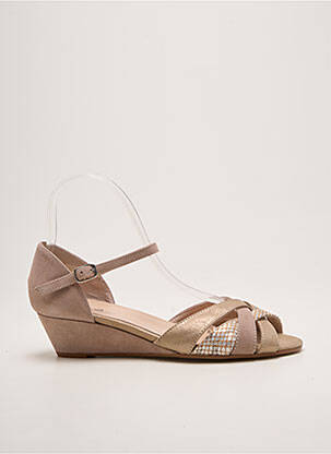 Sandales/nu pieds fermeture boucle(s) talon de 4 à 6cm rose REQINS femme