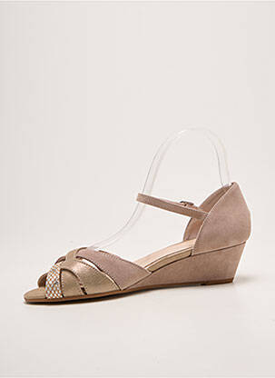 Sandales/nu pieds fermeture boucle(s) talon de 4 à 6cm rose REQINS femme