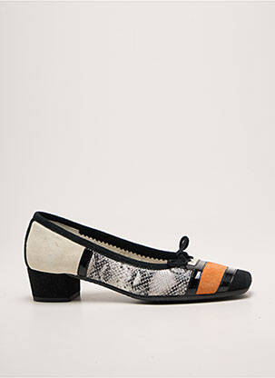 Ballerines type de semelle amortissante talon plat jusqu'à 3cm noir REQINS femme