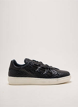 Baskets bout rond talon plat jusqu'à 3cm noir REQINS femme