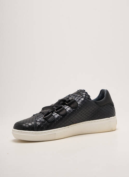 Baskets bout rond talon plat jusqu'à 3cm noir REQINS femme