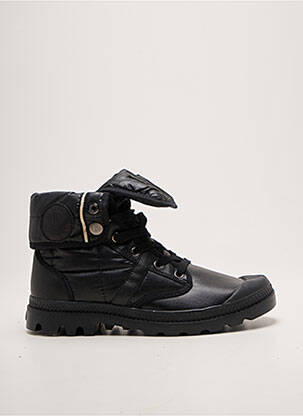 Baskets bout rond talon plat jusqu'à 3cm noir PALLADIUM femme