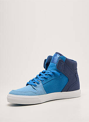 Baskets bout rond bout rond bleu SUPRA homme