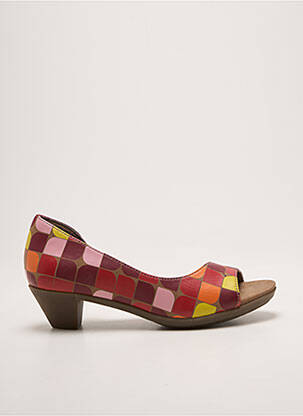 Escarpins cubain talon de 4 à 6cm rouge CAMPER femme