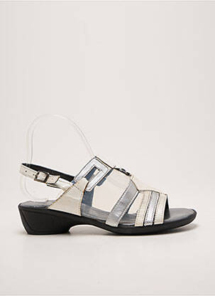 Sandales/nu pieds fermeture boucle(s) talon de 4 à 6cm blanc SAIMON femme
