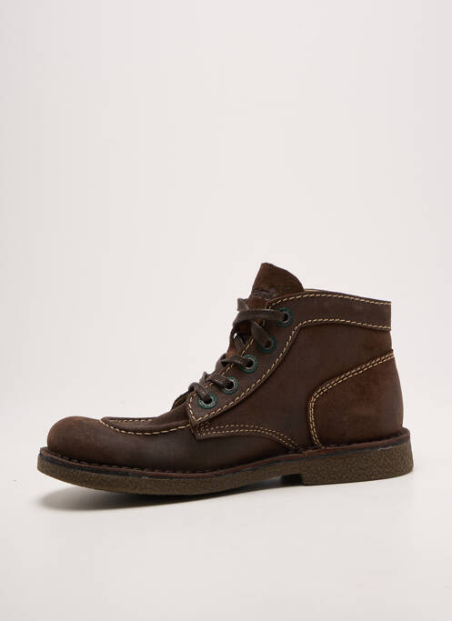 Bottines/boots talon bas talon plat jusqu'à 3cm marron KICKERS femme