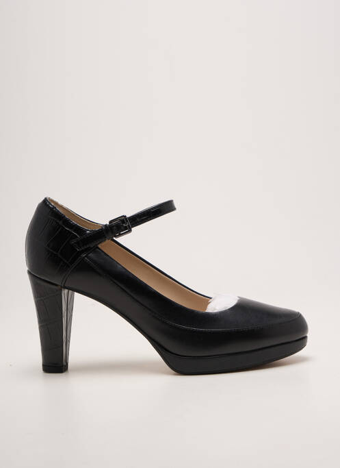 Escarpins fermeture boucle(s) talon de 7 à 9cm noir CLARKS femme