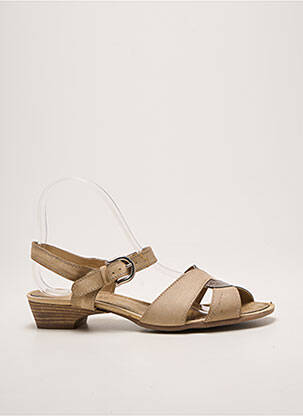 Sandales/nu pieds type de semelle amortissante talon plat jusqu'à 3cm beige SAMOA femme