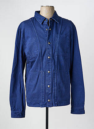 Veste casual fermeture boutonnée sur le devant bleu DAYTONA homme