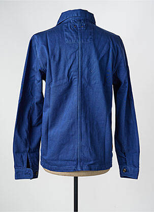 Veste casual coupe droite bleu DAYTONA femme