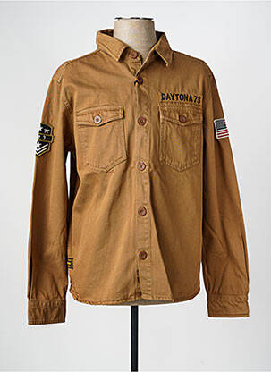 Veste casual fermeture boutonnée sur le devant marron DAYTONA homme