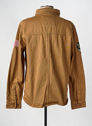 Veste casual fermeture boutonnée sur le devant marron DAYTONA homme