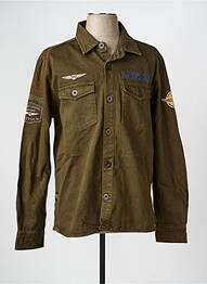 Veste casual fermeture boutonnée sur le devant vert DAYTONA homme