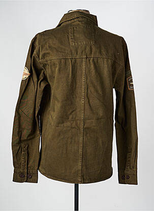 Veste casual fermeture boutonnée sur le devant vert DAYTONA homme