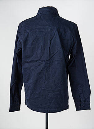 Veste casual fermeture boutonnée sur le devant bleu DAYTONA homme