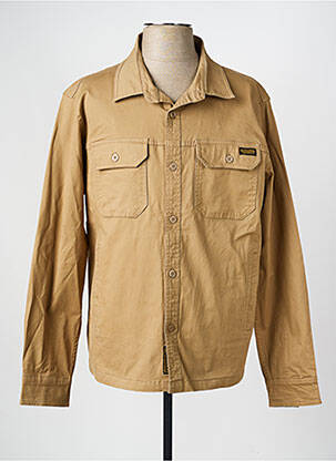 Veste casual fermeture boutonnée sur le devant beige DAYTONA homme