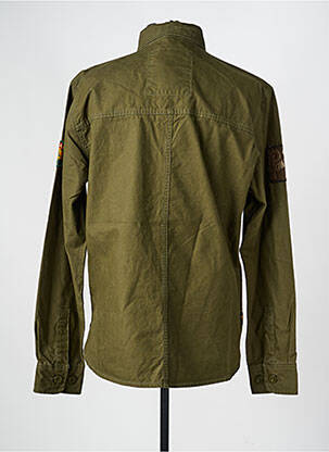 Veste casual fermeture boutonnée sur le devant vert DAYTONA homme