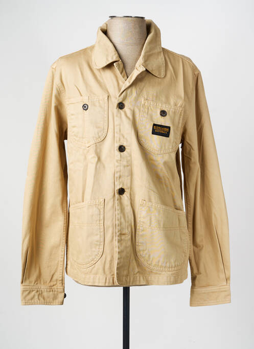 Veste casual fermeture boutonnée sur le devant beige DAYTONA homme
