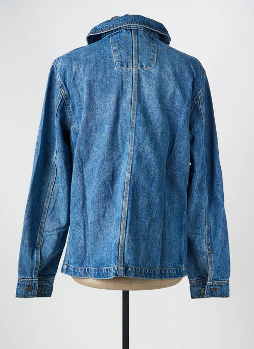 Veste casual fermeture boutonnée sur le devant bleu DAYTONA homme