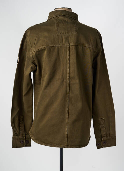 Veste casual fermeture boutonnée sur le devant vert DAYTONA homme