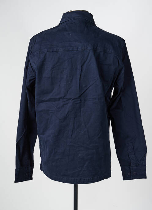 Veste casual fermeture boutonnée sur le devant bleu DAYTONA homme