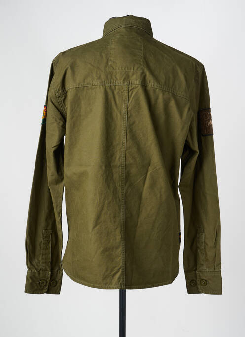 Veste casual fermeture boutonnée sur le devant vert DAYTONA homme