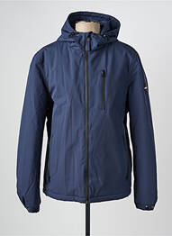 Parka finition intérieure doublure polaire a capuche bleu DAYTONA homme