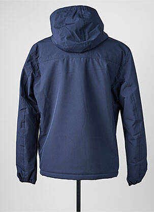 Parka manches longues a capuche bleu DAYTONA homme
