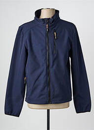 Veste casual coupe droite bleu DAYTONA homme