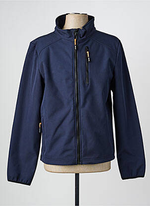 Veste casual coupe droite bleu DAYTONA homme