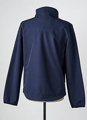 Veste casual coupe droite bleu DAYTONA homme