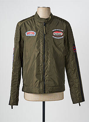 Blouson manches longues vert DAYTONA homme