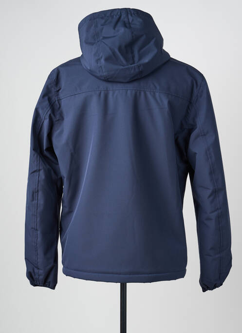 Parka manches longues a capuche bleu DAYTONA homme