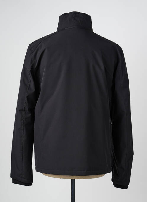 Blouson fermeture zippée sous rabat pressionné noir DAYTONA homme