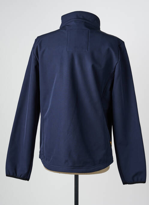 Veste casual coupe droite bleu DAYTONA homme