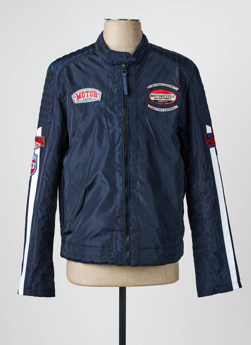 Blouson manches longues bleu DAYTONA homme