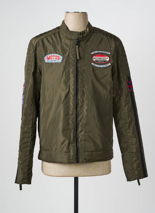 Blouson manches longues vert DAYTONA homme