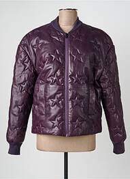 Blouson poches violet ROSE GARDEN femme