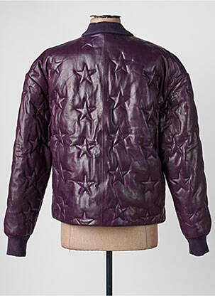 Blouson poches violet ROSE GARDEN femme